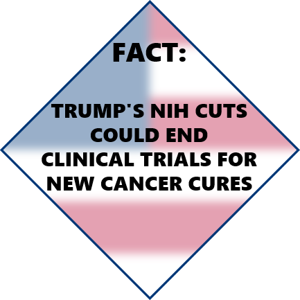 Fact: Trump's NIH Cuts Could End Clinical Trials for New Cancer Cures